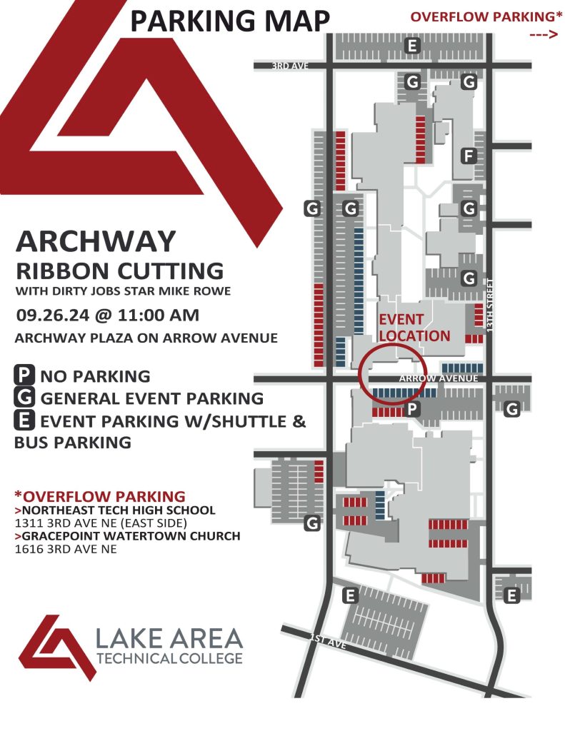 Ribbon Cutting Parking Campus Map Ee